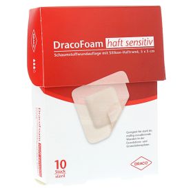 DRACOFOAM Haft sensitiv Schaumst.Wund.5x5 cm – PZN 11376174 (PZN 11376174) из Германии