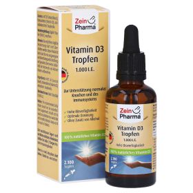 VITAMIN D3 TROPFEN 1.000 I.E. 2100 Tro.ZeinPharma – PZN 13971969 (PZN 13971969) из Германии
