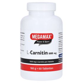 MEGAMAX L-Carnitin 1000 mg Tabletten – PZN 1444839 (PZN 1444839) из Германии