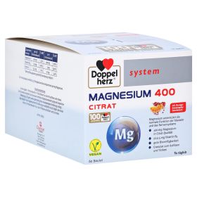 DOPPELHERZ Magnesium 400 Citrat system Granulat – PZN 16622146 (PZN 16622146) из Германии