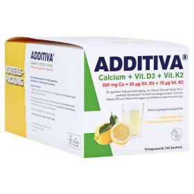 ADDITIVA Calcium+D3+K2 Granulat – PZN 12455390 (PZN 12455390) из Германии