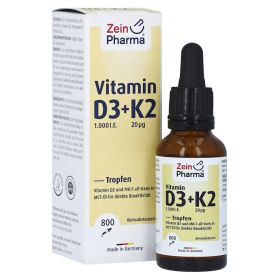 VITAMIN D3+K2 MK-7 Tropfen z.Einnehmen hochdosiert – PZN 16702951 (PZN 16702951) из Германии
