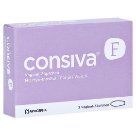 CONSIVA F Vaginal-Zäpfchen – PZN 16509243 (PZN 16509243) из Германии