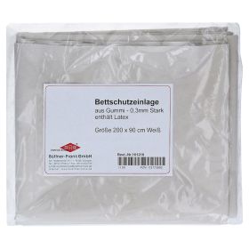 BETTEINLAGE Gummiplatte 0,3 mm 90x200 cm weiß – PZN 3173882 (PZN 3173882) из Германии
