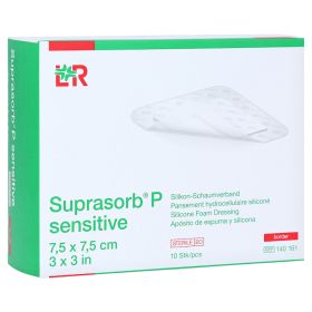 SUPRASORB P sensitive PU-Schaumv.border 7,5x7,5cm – PZN 16602497 (PZN 16602497) из Германии