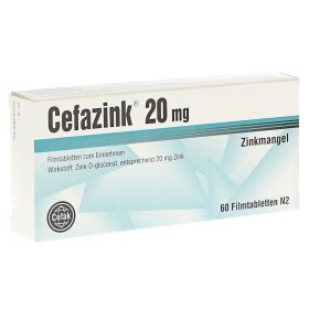 Cefazink 20mg – PZN 10549299 (PZN 10549299) из Германии