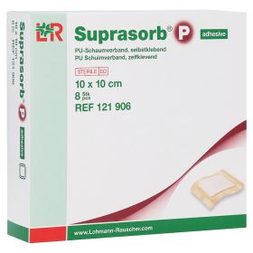 SUPRASORB P PU-Schaumv.selbstklebend 10x10 cm – PZN 11115887 (PZN 11115887) из Германии