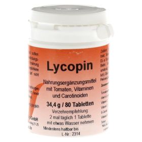 LYCOPIN TABLETTEN – PZN 8602922 (PZN 8602922) из Германии