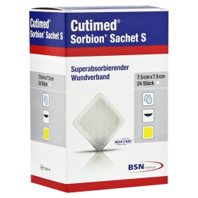 CUTIMED Sorbion Sachet S Wundauflage 7,5x7,5 cm – PZN 11361327 (PZN 11361327) из Германии