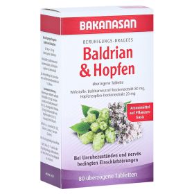 Bakanasan Beruhigungs-Dragees Baldrian und Hopfen – PZN 11617494 (PZN 11617494) из Германии
