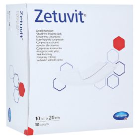 ZETUVIT Saugkompressen unsteril 10x20 cm – PZN 15782422 (PZN 15782422) из Германии