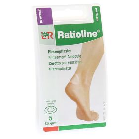 RATIOLINE protect Blasenpflaster 3,8x6 cm klein – PZN 5023299 (PZN 5023299) из Германии