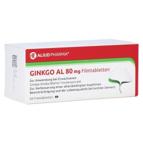Ginkgo AL 80mg – PZN 6565128 (PZN 6565128) из Германии