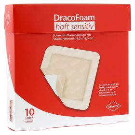 DRACOFOAM Haft sensitiv Schaumst.Wund.12,5x12,5 cm – PZN 10342144 (PZN 10342144) из Германии