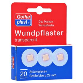 GOTHAPLAST Wundpflaster 2,2 cm transparent – PZN 13659723 (PZN 13659723) из Германии