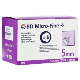BD MICRO-FINE+ 5 Pen-Nadeln 0,25x5 mm 31 G – PZN 12569952 (PZN 12569952) из Германии