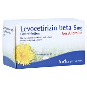 Levocetirizin beta 5mg – PZN 16006281 (PZN 16006281) из Германии