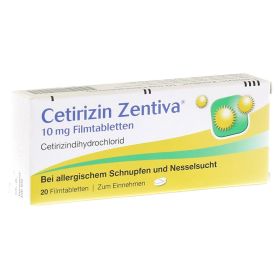 Cetirizin Zentiva 10mg – PZN 365492 (PZN 365492) из Германии