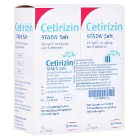 Cetirizin STADA 10mg/10ml – PZN 2418212 (PZN 2418212) из Германии