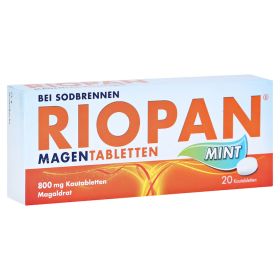 Riopan Magen Tabletten Mint – PZN 7110186 (PZN 7110186) из Германии