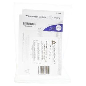 ARABIN Würfel Pessar perforiert 41 mm Gr.4 – PZN 633811 (PZN 633811) из Германии