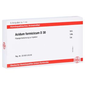 ACIDUM FORMICICUM D 30 Ampullen – PZN 11703696 (PZN 11703696) из Германии