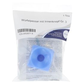 ARABIN Würfel Pessar m.Innenknopf Gr.3 – PZN 8526718 (PZN 8526718) из Германии