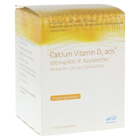 Calcium Vitamin D3 acis 500mg/400 I.E. – PZN 11011219 (PZN 11011219) из Германии