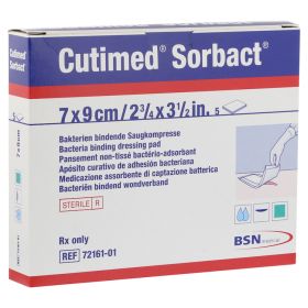CUTIMED Sorbact Saugkompressen 7x9 cm – PZN 10751210 (PZN 10751210) из Германии