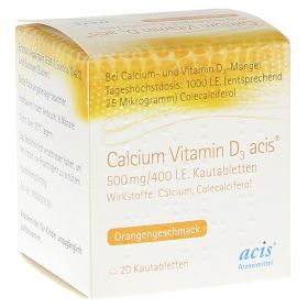 Calcium Vitamin D3 acis 500mg/400 I.E. – PZN 11011202 (PZN 11011202) из Германии