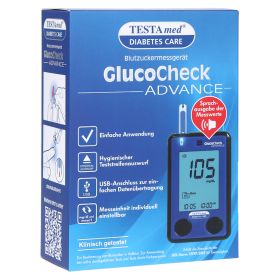 TESTAMED GlucoCheck Advance Star.-Kit mg/dl mmol/l – PZN 13331365 (PZN 13331365) из Германии