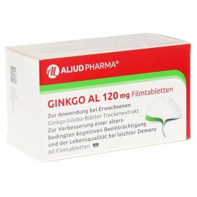 Ginkgo AL 120mg – PZN 6565157 (PZN 6565157) из Германии