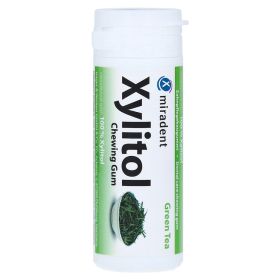 MIRADENT Xylitol Zahnpflegekaugummi grüner Tee – PZN 462806 (PZN 462806) из Германии