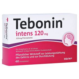 Tebonin intens 120mg – PZN 7682356 (PZN 7682356) из Германии