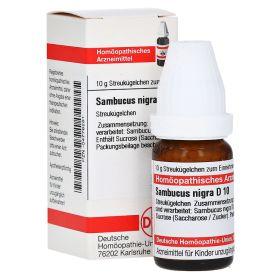SAMBUCUS NIGRA D 10 Globuli – PZN 4776281 (PZN 4776281) из Германии