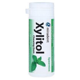 Miradent Zahnpflegekaugummi Xylitol Spearmint – PZN 4275596 (PZN 4275596) из Германии