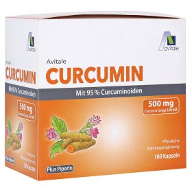 CURCUMIN 500 mg 95% Curcuminoide+Piperin Kapseln – PZN 16677130 (PZN 16677130) из Германии