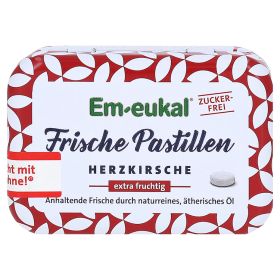 EM EUKAL Frische Pastillen Herzkirsche zuckerfrei – PZN 6440243 (PZN 6440243) из Германии