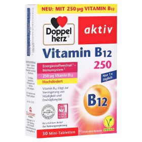 DOPPELHERZ Vitamin B12 250 aktiv Tabletten – PZN 16781028 (PZN 16781028) из Германии