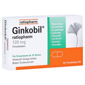 GINKOBIL ratiopharm 120mg – PZN 6680875 (PZN 6680875) из Германии
