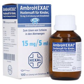 AmbroHEXAL Hustensaft für Kinder 15mg/5ml – PZN 3692346 (PZN 3692346) из Германии