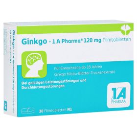 Ginkgo-1A Pharma 120mg – PZN 13856903 (PZN 13856903) из Германии