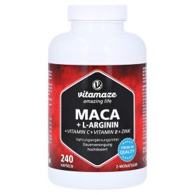 MACA 4:1 hochdosiert+L-Arginin Kapseln – PZN 12580540 (PZN 12580540) из Германии