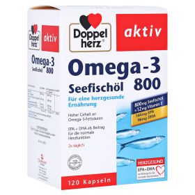 DOPPELHERZ Omega-3 Seefischöl 800 aktiv Kapseln – PZN 16485732 (PZN 16485732) из Германии