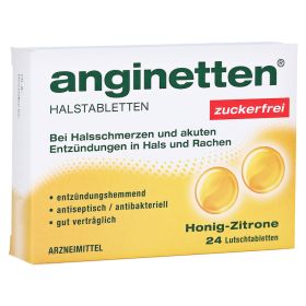 Anginetten Halstabletten zuckerfrei – PZN 188110 (PZN 188110) из Германии