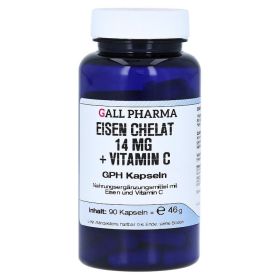 EISEN CHELAT 14 mg+Vitamin C GPH Kapseln – PZN 10082329 (PZN 10082329) из Германии