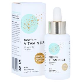 COSPHERA Vitamin D3 2000 I.E. Tropfen – PZN 16781933 (PZN 16781933) из Германии