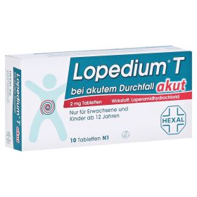 Lopedium T akut bei akutem Durchfall – PZN 3928406 (PZN 3928406) из Германии