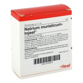 NATRIUM MURIATICUM INJEEL Ampullen – PZN 704379 (PZN 704379) из Германии