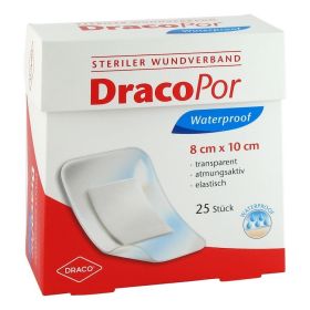 DRACOPOR waterproof Wundverband 8x10 cm steril – PZN 114264 (PZN 114264) из Германии